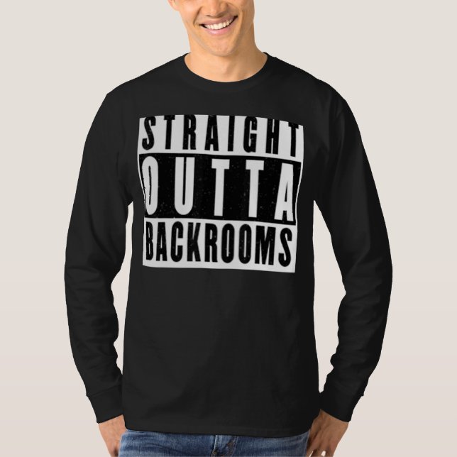Camiseta Hetero fora dos bastidores História assustadora Ho (Frente)