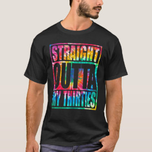 Camiseta Hetero Fora Dos Meus Trinta Tie Dye aniversário de