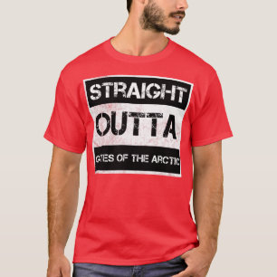 Camiseta Hetero fora dos portões do Parque Nacional Ártico