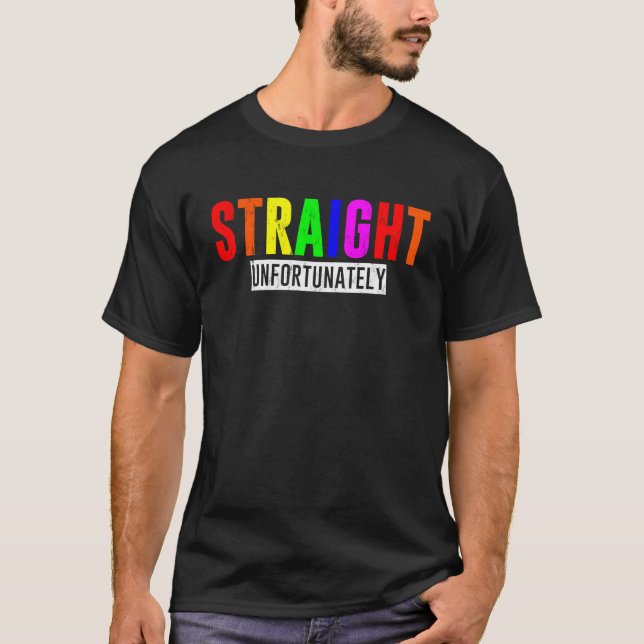 Camiseta Hetero Infelizmente (Frente)