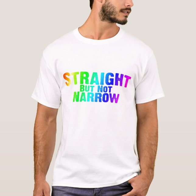 Camiseta Hetero mas não ESTREITO (Frente)