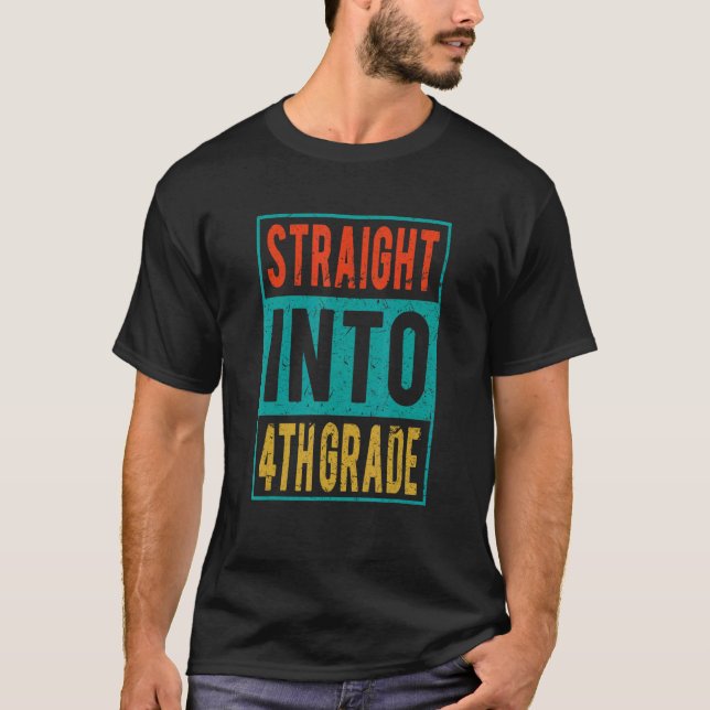 Camiseta Hetero No 4º Ano De Volta Ao Quarto Formando Escol (Frente)