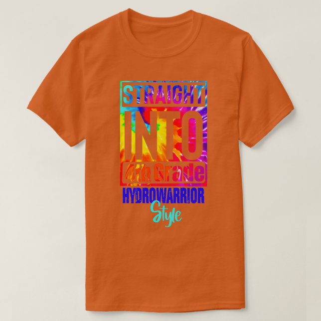 Camiseta Hetero no 4.o grau de hidroguerreiro, estilo 4.o g (Frente do Design)
