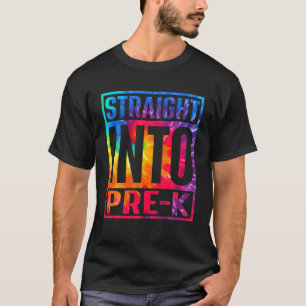 Camiseta Hetero No Corante Pré-K Primeiro Dia De Pré-K