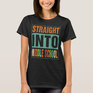 Camiseta Hetero No Ensino Médio De Volta Às Crianças Da Esc
