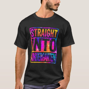 Camiseta Hetero No Jardim De Infância Tie Dye De Volta À Es