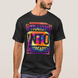 Camiseta Hetero No Jardim Infantil Tie Dye De Volta Para