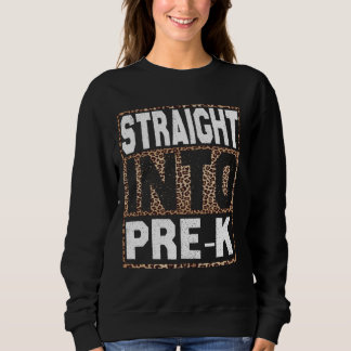 Camiseta hetero no leopardo pré-K Primeiro Dia da Escola Te