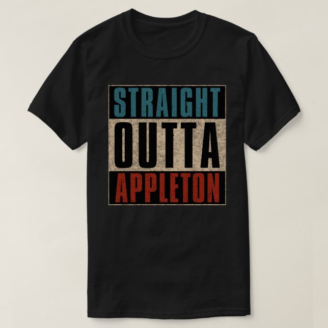 Camiseta Hetero Out Appleton Wisconsin WI (Frente do Design)