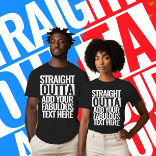 Camiseta HETERO OUTTA Adicionar o texto aqui Crio própr