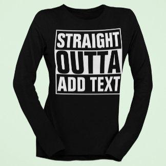 Camiseta HETERO OUTTA - adicione seu texto aqui/crie o seu 