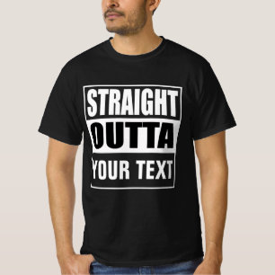Camiseta HETERO OUTTA - adicione seu texto aqui/crie o seu 