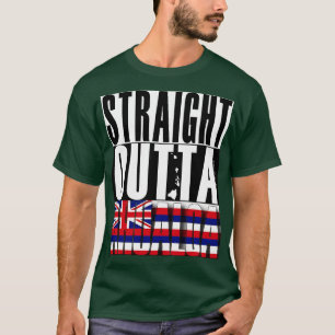 Camiseta Hetero Outta Ahualoa Hawaii - Bandeira do Estado d