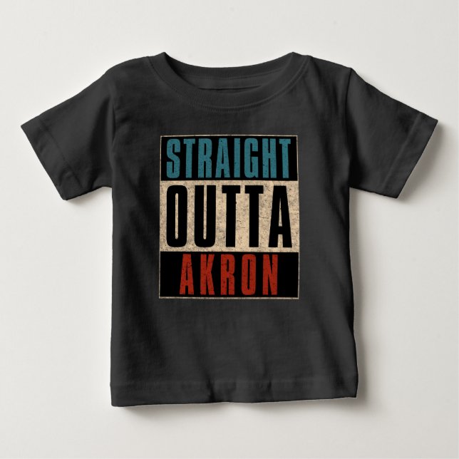 Camiseta Hetero Outta Akron Ohio OH (Frente)