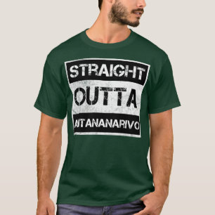 Camiseta Hetero Outta Antananarivo MadagascarVintage Distre