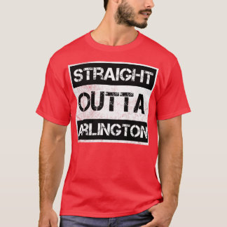 Camiseta Hetero Outta Arlington Texas Vintage angustiado