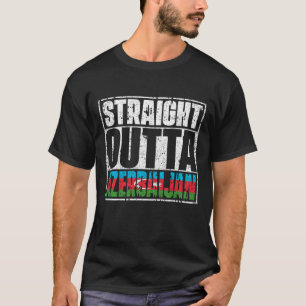 Camiseta Hetero Outta Azerbaijão Flag