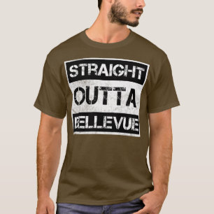 Camiseta Hetero Outta Bellevue Washington Vintage Distres