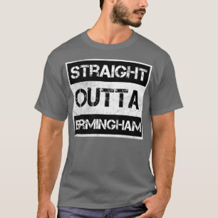 Camiseta Hetero Outta Birmingham Alabama Vintage Distress