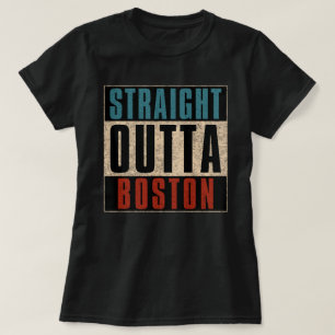 Camiseta Hetero Outta Boston Massachusetts MÃES EUA