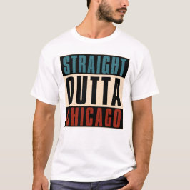 Camiseta Hetero Outta Chicago Illinois IL EUA