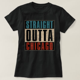 Camiseta Hetero Outta Chicago Illinois IL EUA