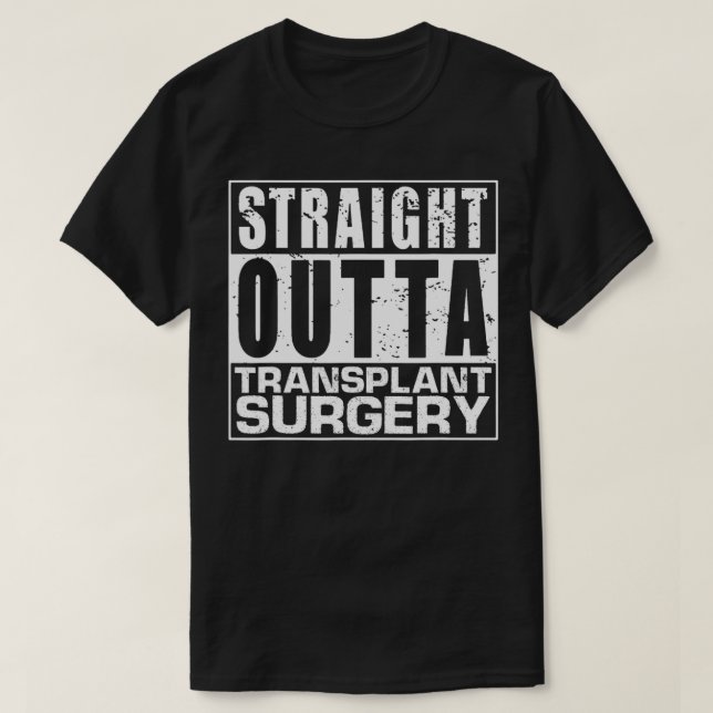 Camiseta HETERO OUTTA Cirurgia de Transplante Cirurgião Pre (Frente do Design)