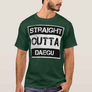 Camiseta Hetero Outta Daegu Coreia do Sul Distúrbio de Vint