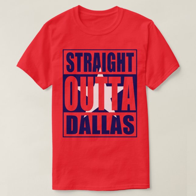 Camiseta Hetero Outta Dallas (Frente do Design)