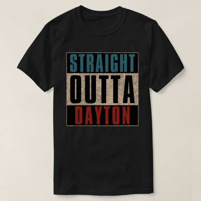 Camiseta Hetero Outta Dayton Ohio OH (Frente do Design)
