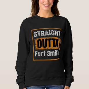 Camiseta Hetero Outta Fort Smith Usa Retro Distante Vin