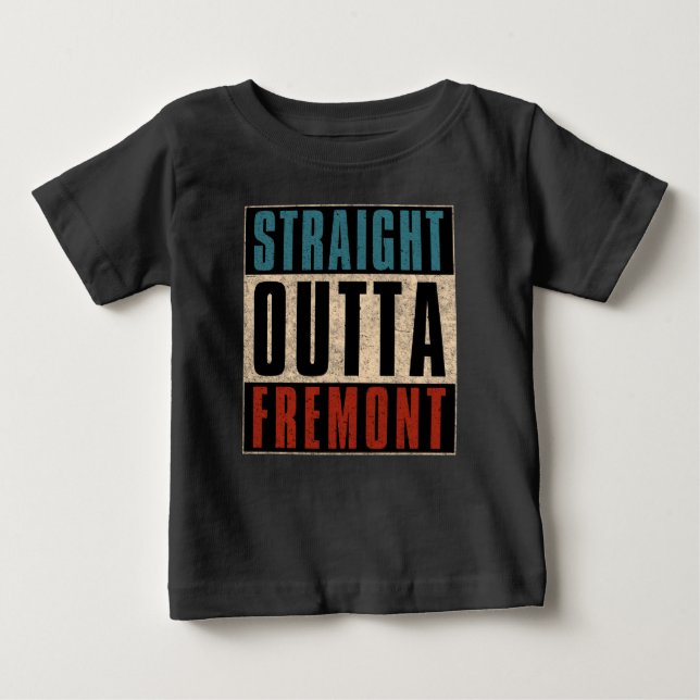 Camiseta Hetero Outta Fremont California CA (Frente)