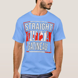Camiseta Hetero Outta Gatineau Gift para Canadense de Gat