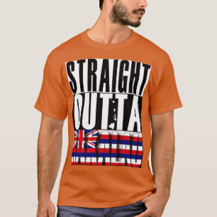 Camiseta Hetero Outta Hakalau Hawaii - Bandeira do Estado d
