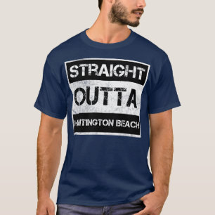 Camiseta Hetero Outta Huntington Beach California Vintage