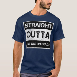 Camiseta Hetero Outta Huntington Beach California Vintage
