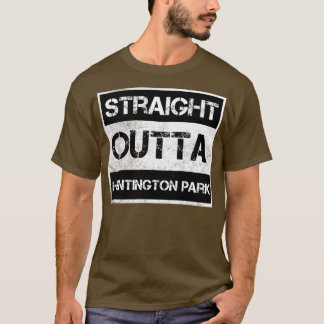 Camiseta Hetero Outta Huntington Park cidade Califórnia Vin