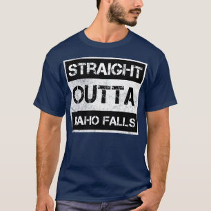 Camiseta Hetero Outta Idaho Falls cidade de Idaho Vintage