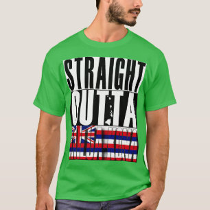 Camiseta Hetero Outta KailuaHawaii - Bandeira do Estado do