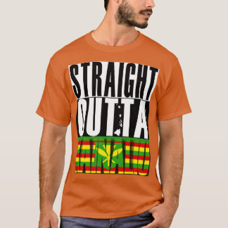 Camiseta Hetero Outta Kainaliu Hawaii Kanaka Maoli Flag b