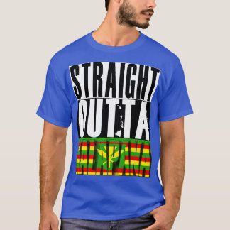 Camiseta Hetero Outta Kalapana Hawaii Kanaka Maoli Flag b