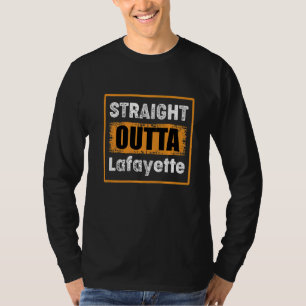 Camiseta Hetero Outta Lafayette Louisiana Usa Retro Vinta
