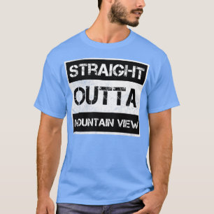 Camiseta Hetero Outta Mountain View City in California Vint