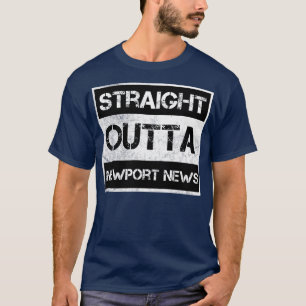 Camiseta Hetero Outta Newport News Virginia Vintage