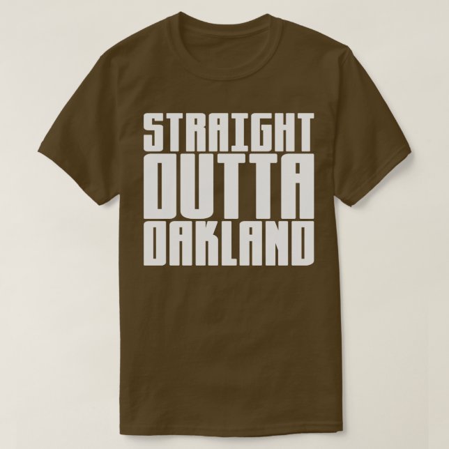Camiseta Hetero Outta Oakland (Frente do Design)