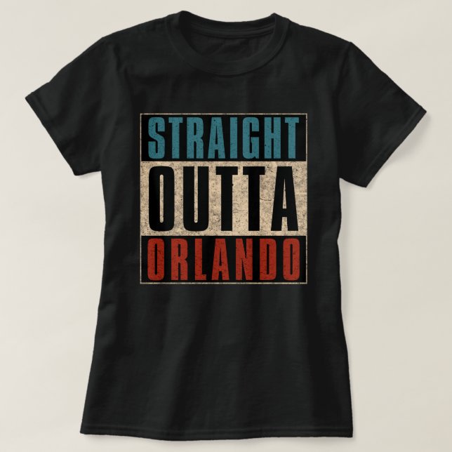 Camiseta Hetero Outta Orlando Florida FL (Frente do Design)