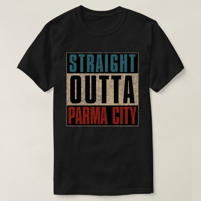 Camiseta Hetero Outta Parma Ohio OH (Frente do Design)