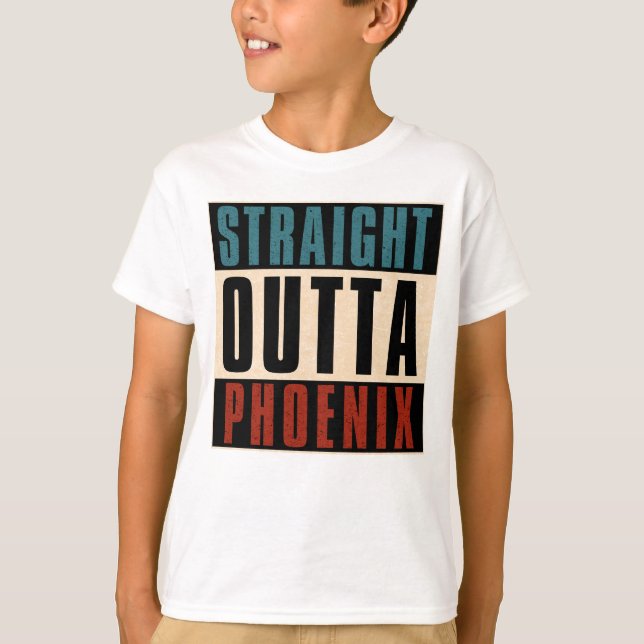 Camiseta Hetero Outta Phoenix Arizona AZ EUA (Frente)