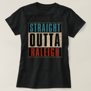 Camiseta Hetero Outta Raleigh Carolina do Norte NC