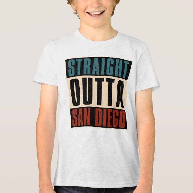 Camiseta Hetero Outta San Diego California CA EUA (Frente)